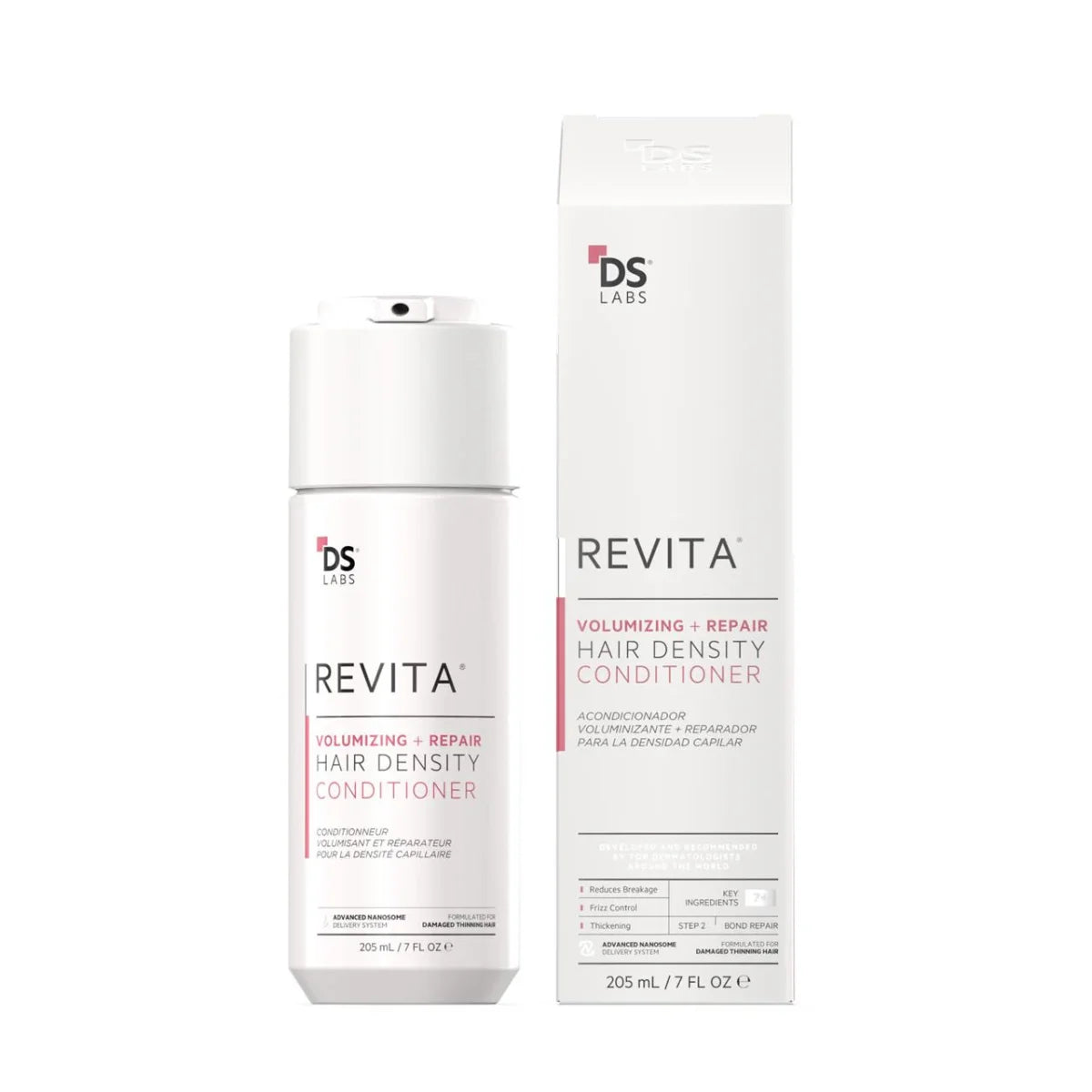 DS LABS – Revita Hair Density Acondicionador Volumizing + Repair – 205 ml.