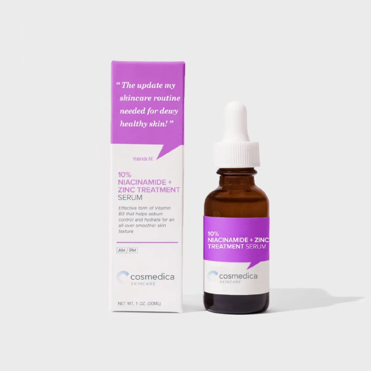 Cosmedica – Serum de Niacinamida al 10% + Zinc – 30 ml.