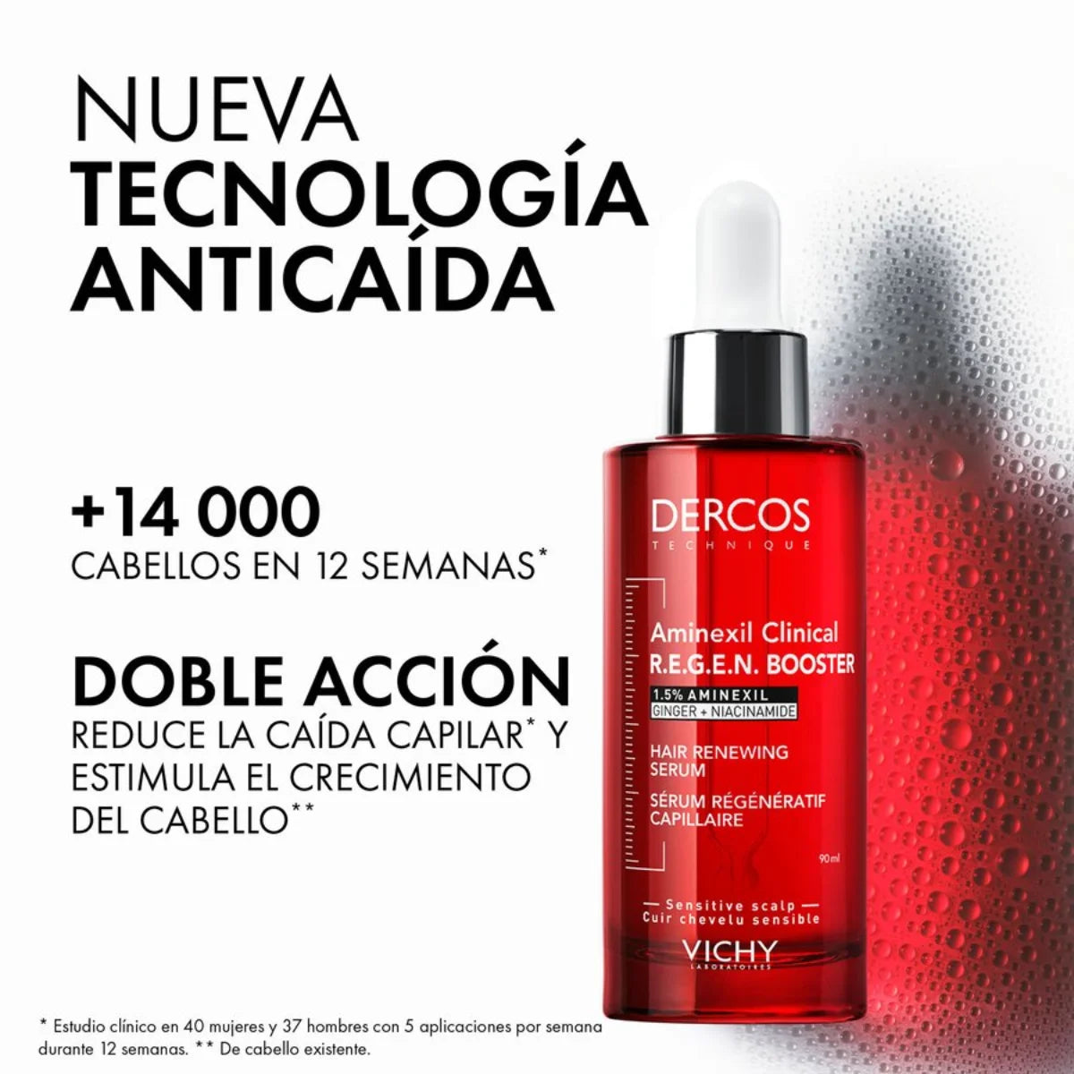 Vichy – Dercos Aminexil Clinical REGEN Booster Serum Capilar – 90 ml.