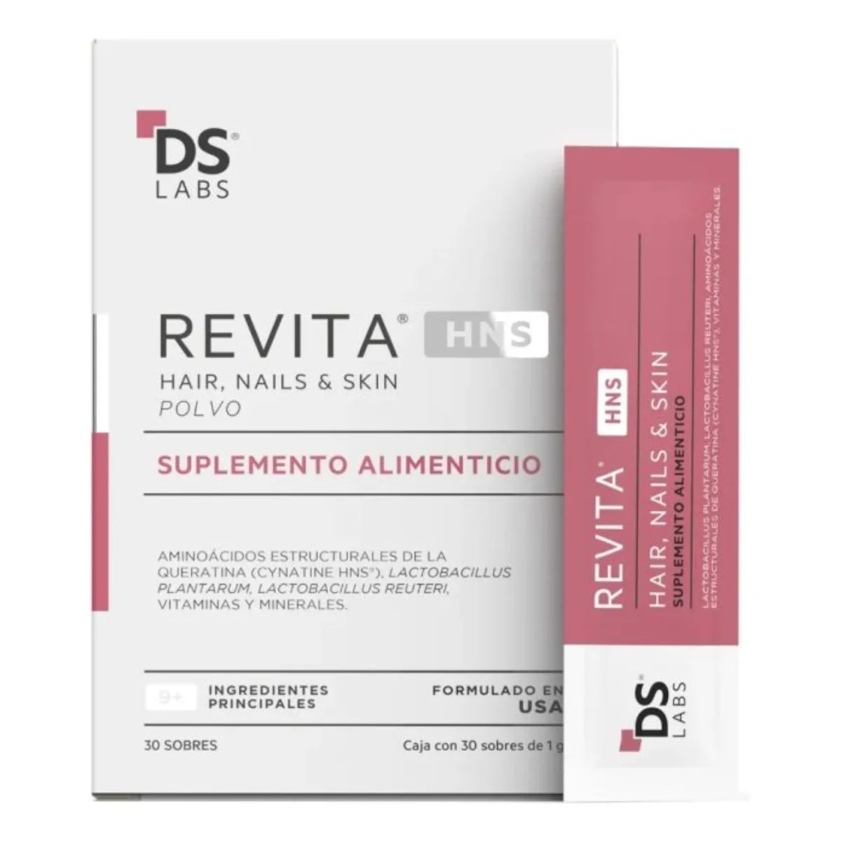 DS LABS – Revita HNS Polvo – 30 sobres de 1 g.