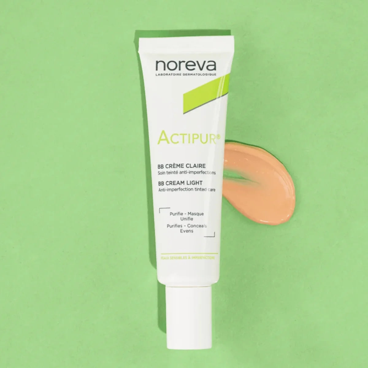 Noreva - Actipur BB Cream Anti-Imperfeciones Color Claro – 30 ml.