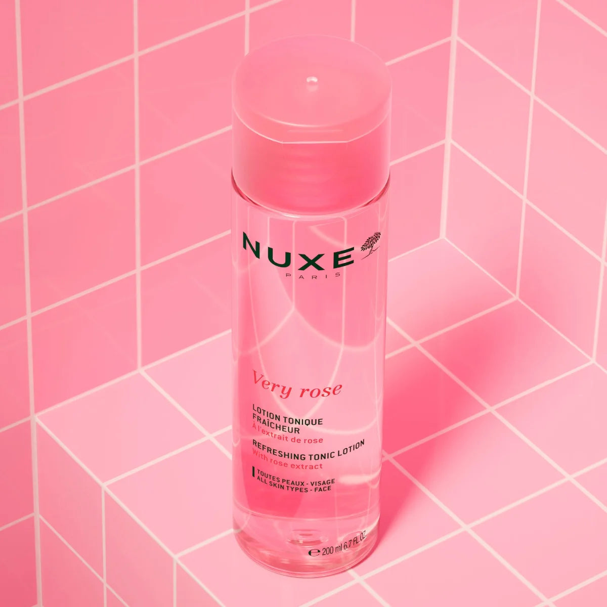 Nuxe – Very Rose Loción Tónica Refrescante – 200 ml.