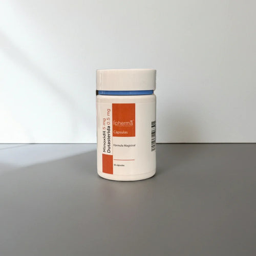 Lipherma - Minoxidil 5 mg / Dutasterida 0.5 mg - 30 Cápsulas.