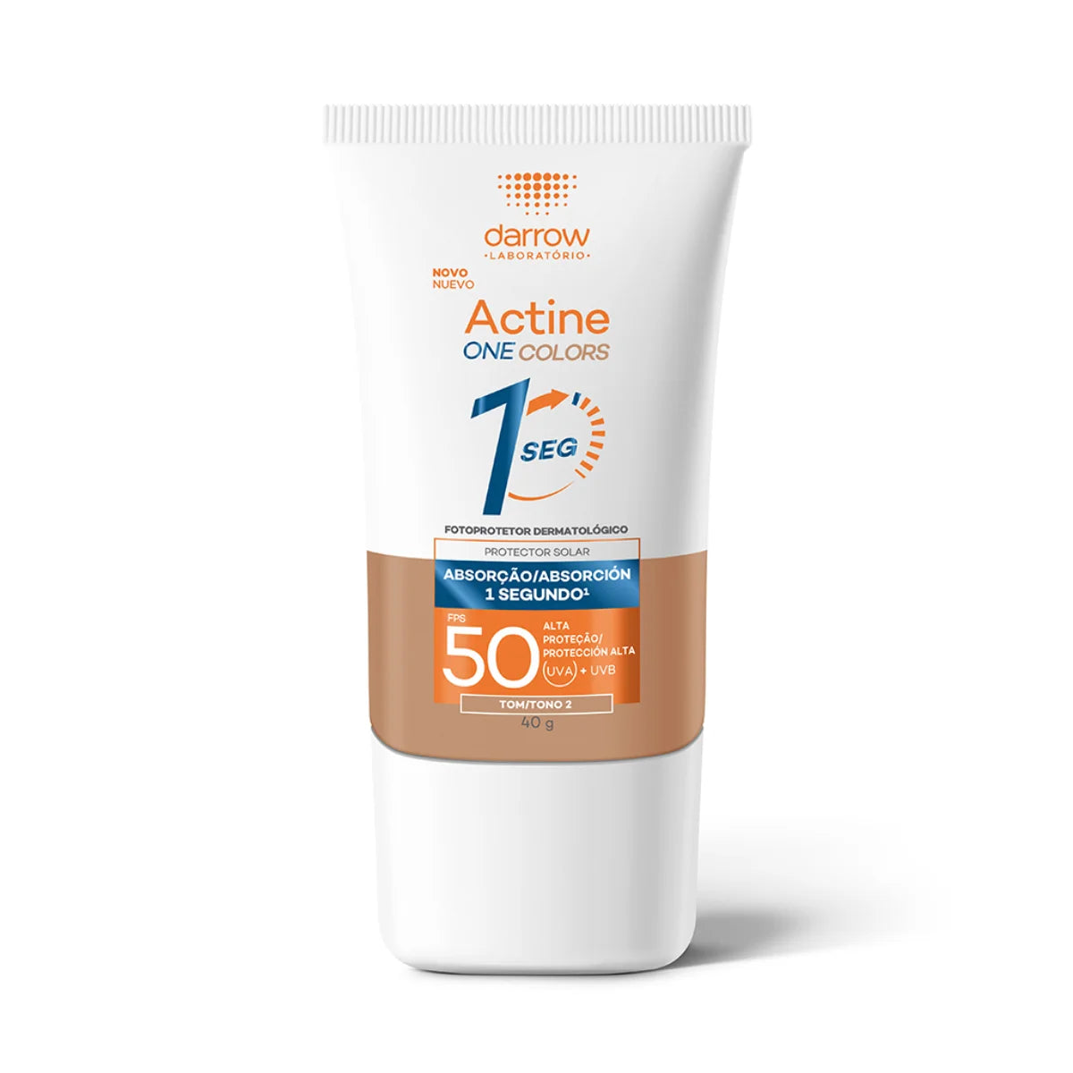 Darrow – Protector Solar FPS50 Actine One Seg Tono 2 – 40 g.