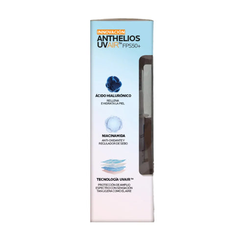 La Roche Posay – Kit Anthelios UVAir FPS50+ Protección Solar Diaria + Effaclar Agua Micelar Ultra + Hyalu B5 Sérum – 40 + 50 + 10 ml.