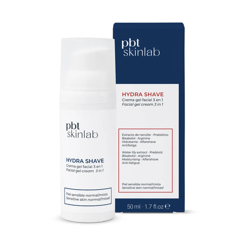 Pbt Skinlab – Hydra Shave Crema Gel Facial 3 en 1 – 50 ml.