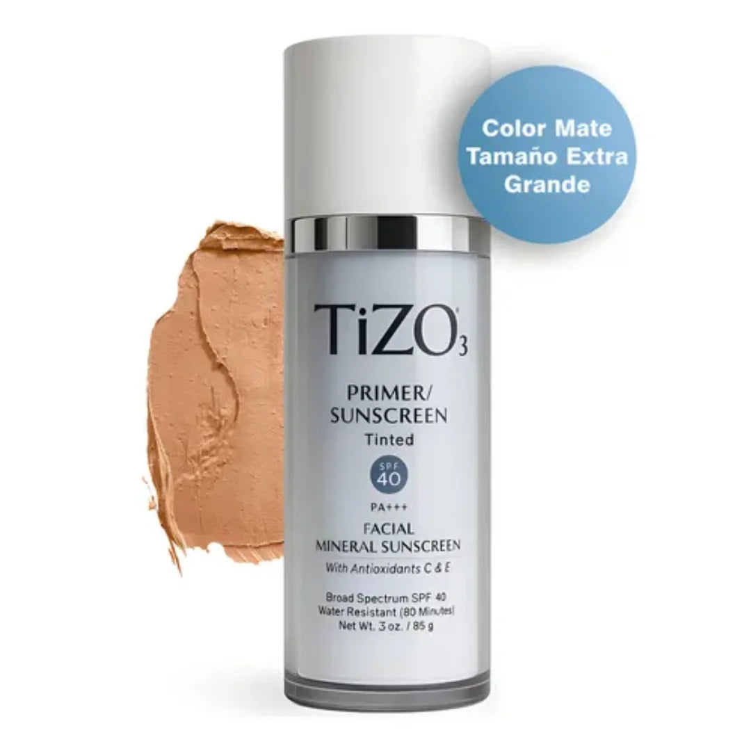 TiZO 3 – Primer Sunscreen Mineral SPF40 Con Color – 85 g.
