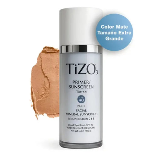 TiZO 3 – Primer Sunscreen Mineral SPF40 Con Color – 85 g.