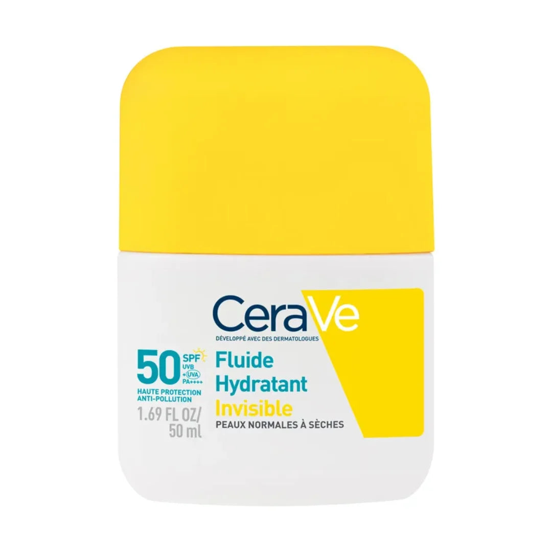 CeraVe – Fluido Protector Invisible Hidratante SPF50 – 50 ml.
