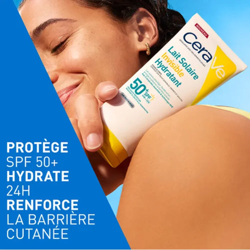 CeraVe – Loción Protectora Invisible Hidratante SPF50+ – 177 ml.