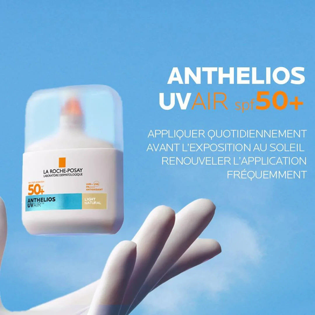 La Roche Posay – Anthelios UVAir Sérum Protector Solar SPF50+ Tono Claro – 50 ml.