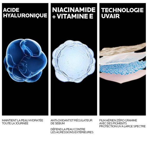 La Roche Posay – Anthelios UVAir Sérum Protector Solar SPF50+ Tono Claro – 50 ml.