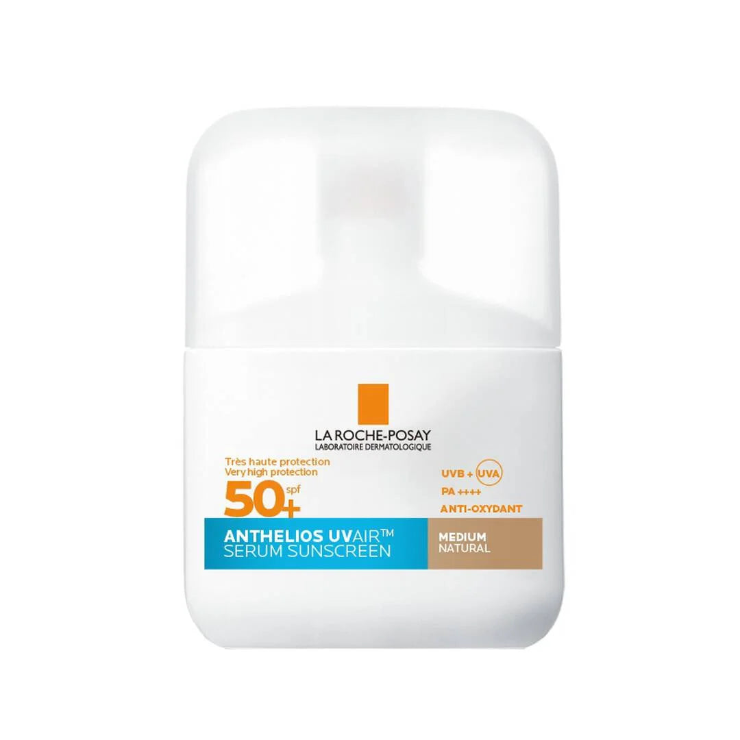 La Roche Posay – Anthelios UVAir Sérum Protector Solar SPF50+ Tono Medio – 50 ml.