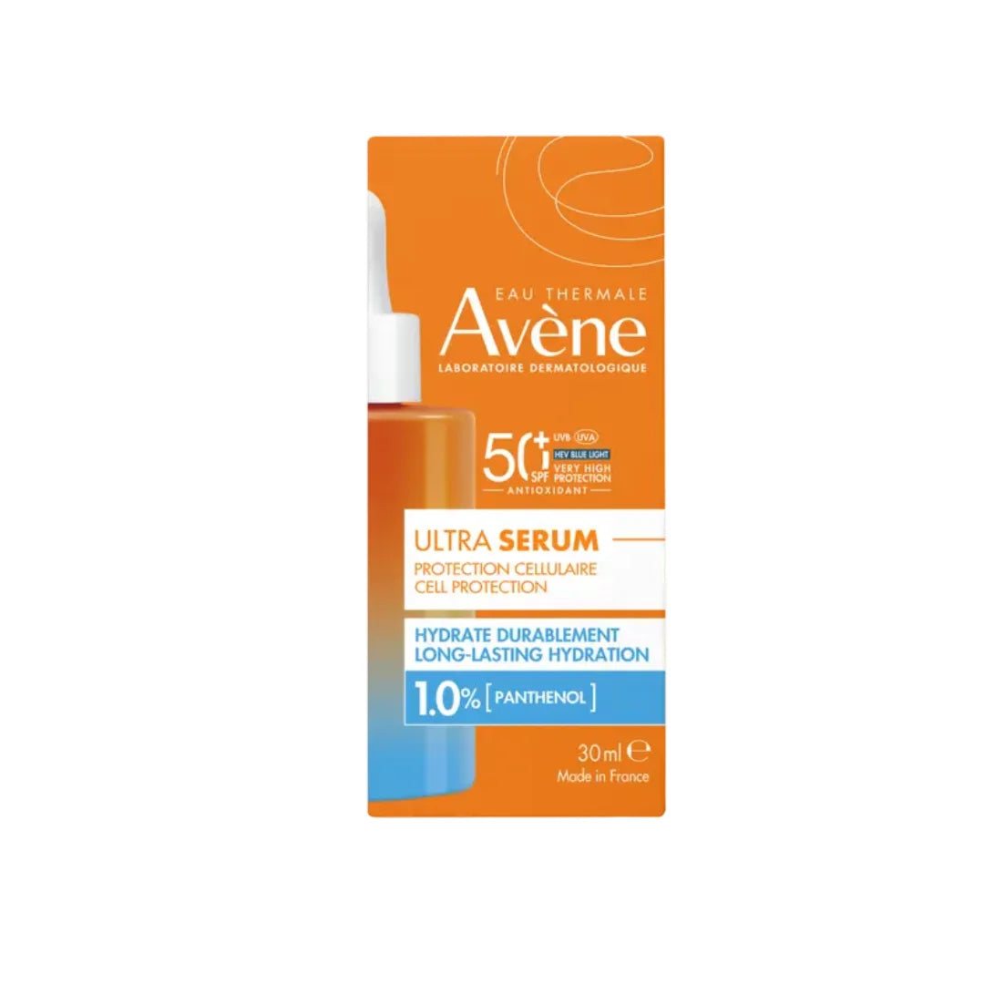 Avene – Ultra Sérum SPF50+ Hidratación Duradera 1.0% [PANTHENOL] – 30 ml.