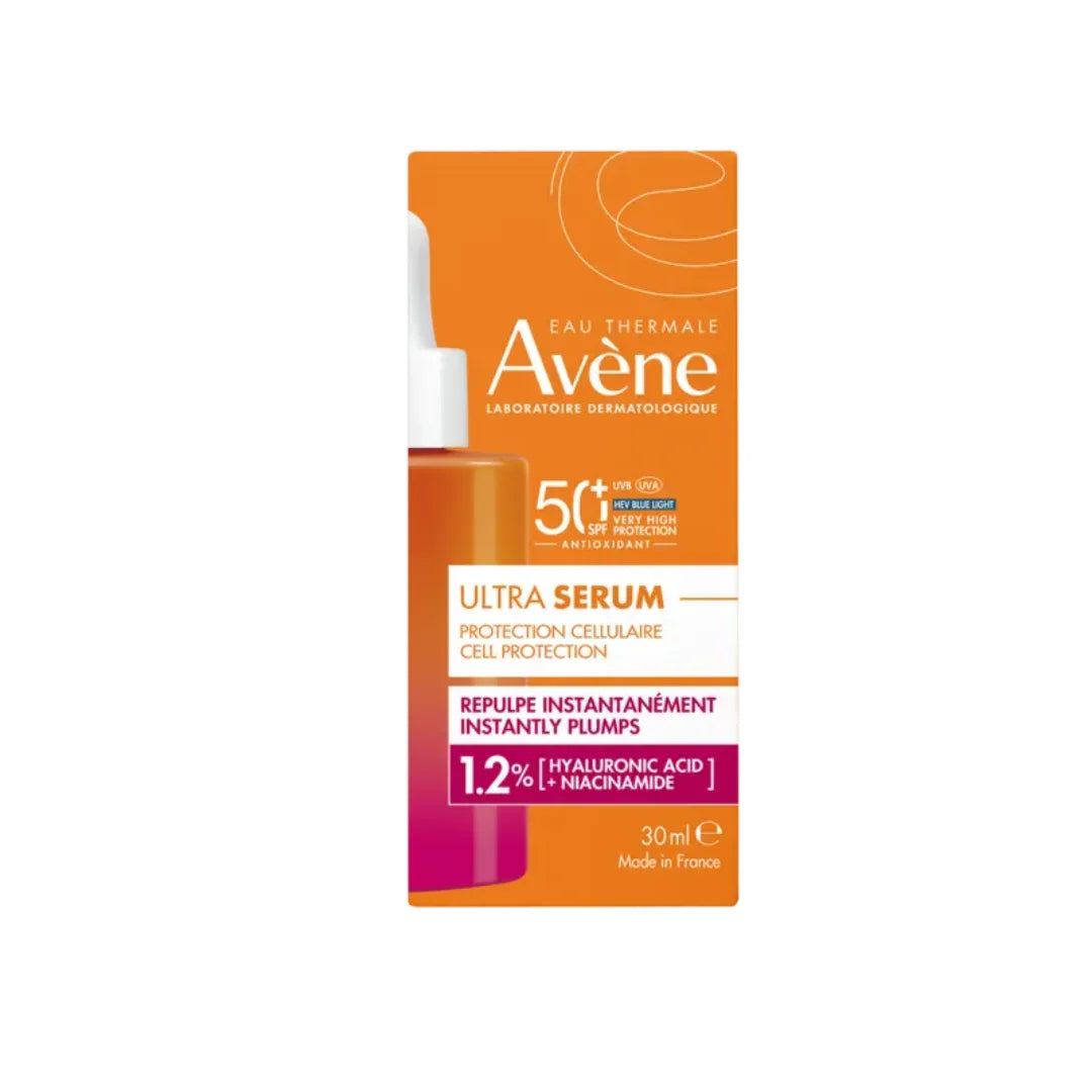 Avene – Ultra Sérum SPF50+ Efecto Rellenador 1.2 [Hyaluronic Acid + Niacinamide] – 30 ml.
