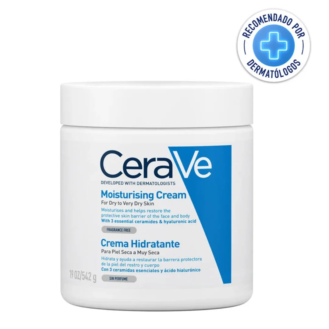 CeraVe – Crema Hidratante Para Rostro y Cuerpo – 542 g.