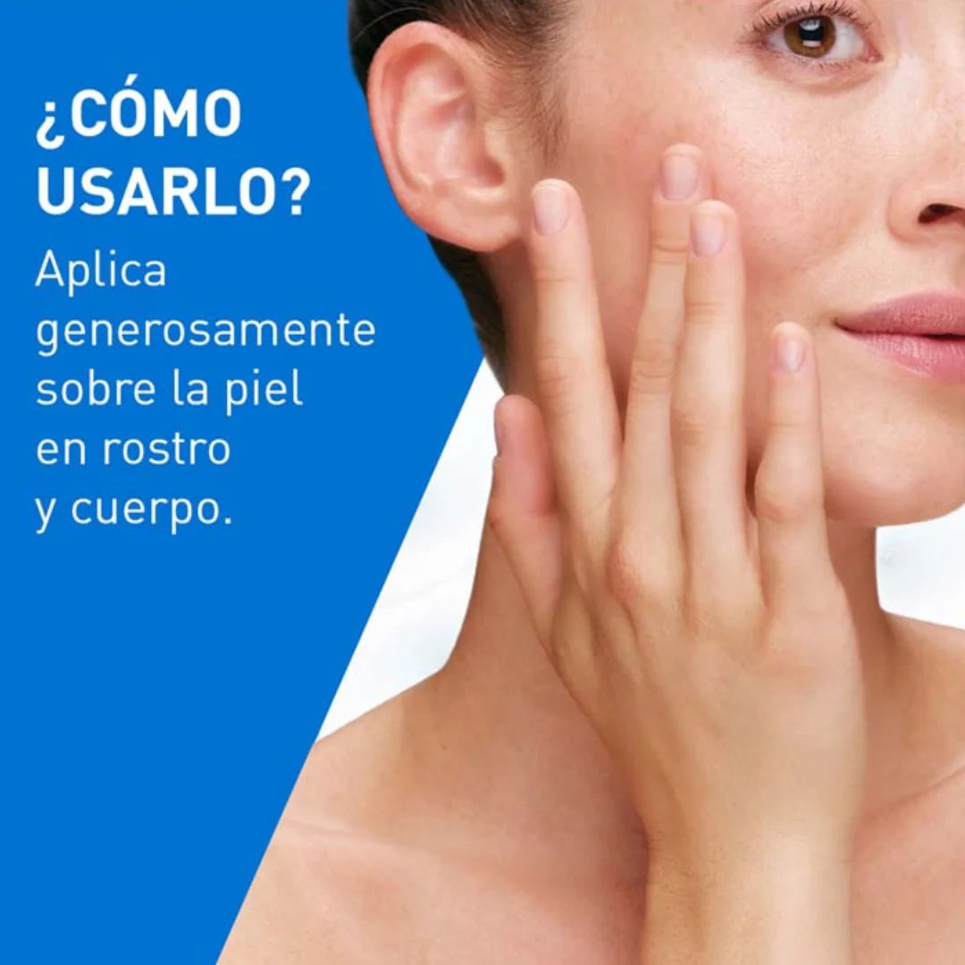 CeraVe – Crema Hidratante Para Rostro y Cuerpo – 542 g.