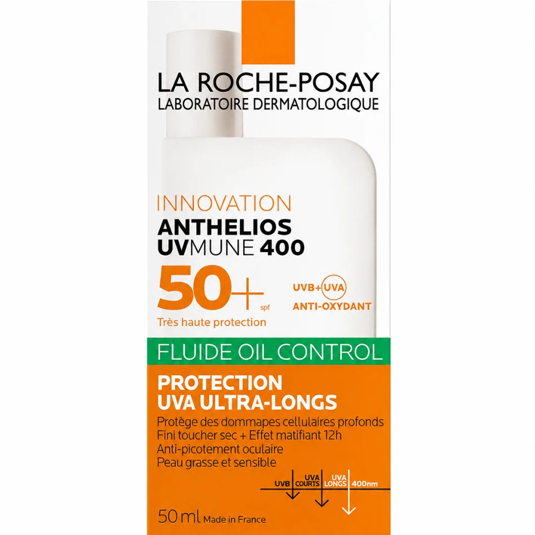 La Roche Posay – Anthelios UVMune 400 Fluido Oil Control SPF50+ – 50 ml.