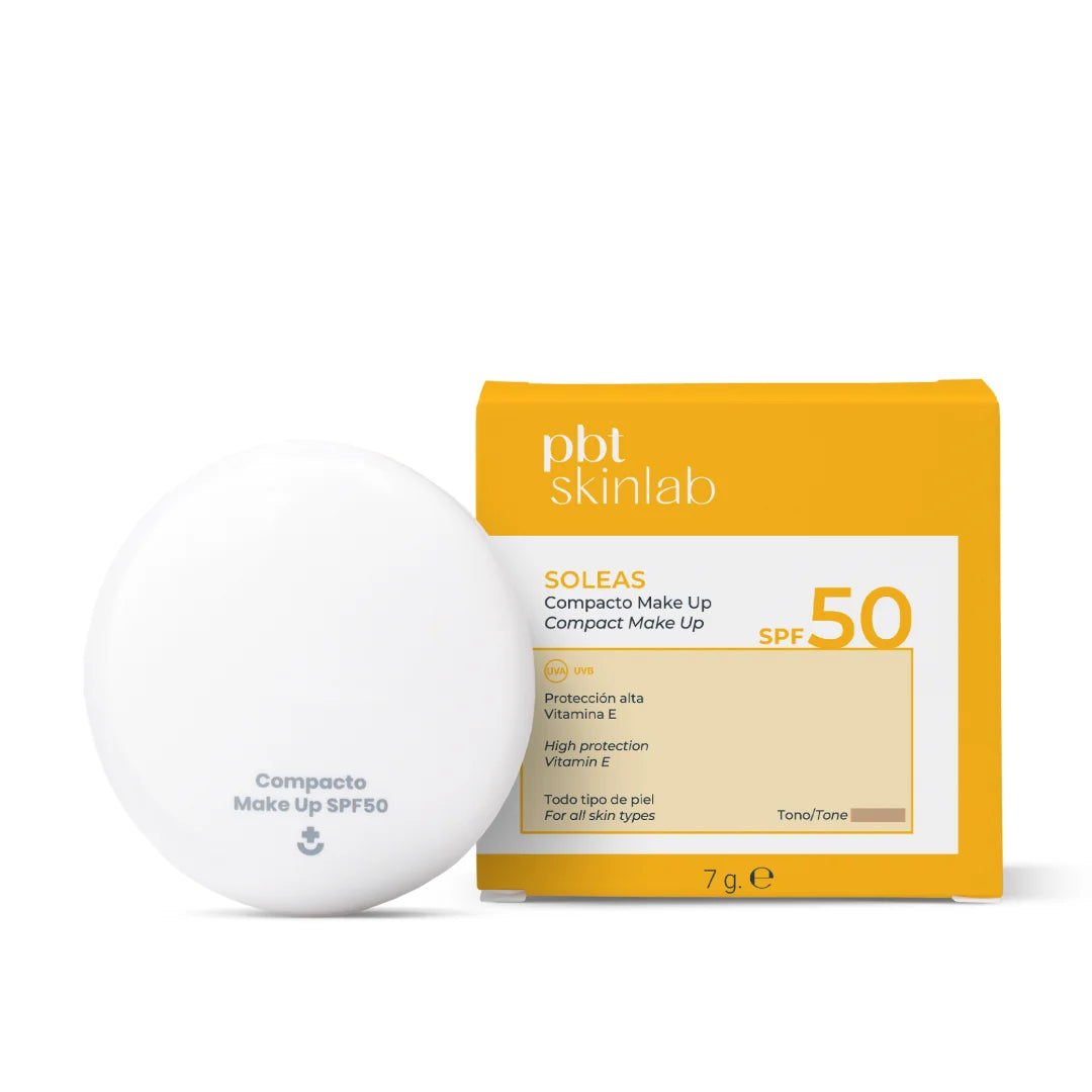 Pbt Skinlab – Soleas Compacto Make Up SPF50+ – 7 g.
