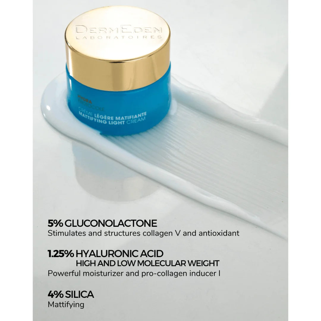 DermEden – Hydra Protocole Crema Ligera Matificante – 50 ml.