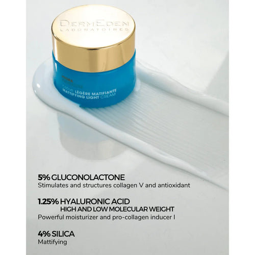 DermEden – Hydra Protocole Crema Ligera Matificante – 50 ml.