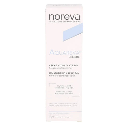 Noreva – Aquareva Crema Hidratante Ligera 24h – 40 ml.