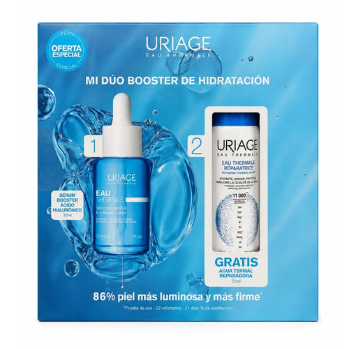 Uriage – Kit Eau Thermale Sérum Booster H.A. + Agua Termal de Uriage – 30 + 50 ml.