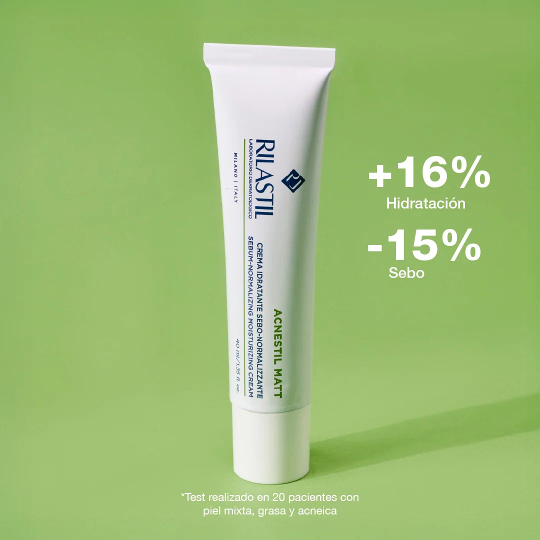 Rilastil – Acnestil Matt Crema Hidratante – 40 ml.