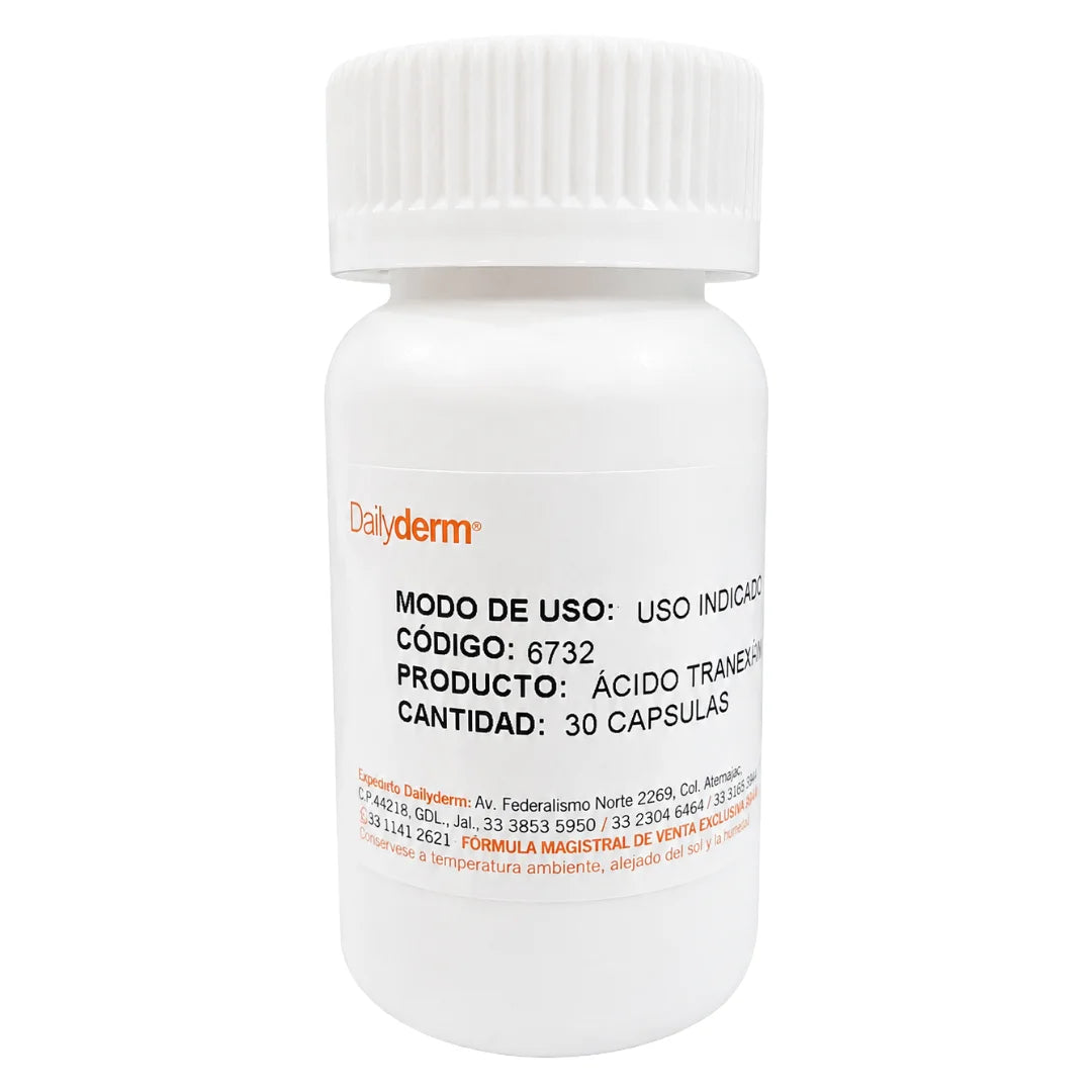 Dailyderm – Ácido Tranexámico 250 mg. – 30 capsulas.
