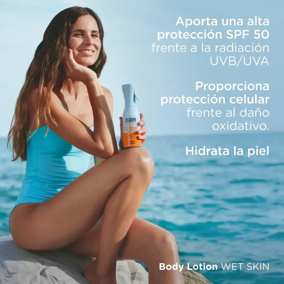 Isdin – Fotoprotector Body Lotion Wet Skin SPF50 – 250 ml.