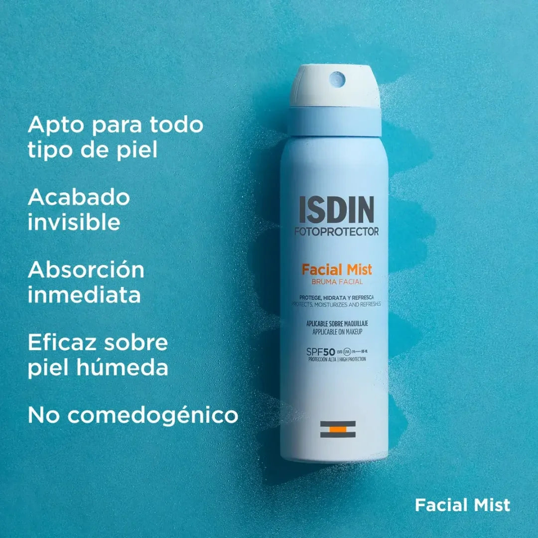 Isdin – Fotoprotector Facial Mist SPF50 – 100 ml.