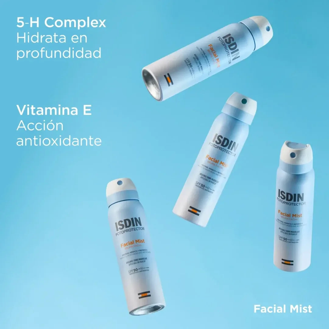 Isdin – Fotoprotector Facial Mist SPF50 – 100 ml.