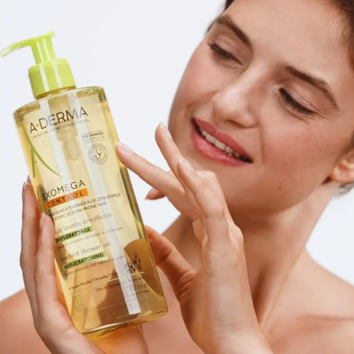 A-Derma - Exomega Control Aceite Dermolimpiador Para Piel Seca – 500 ml.