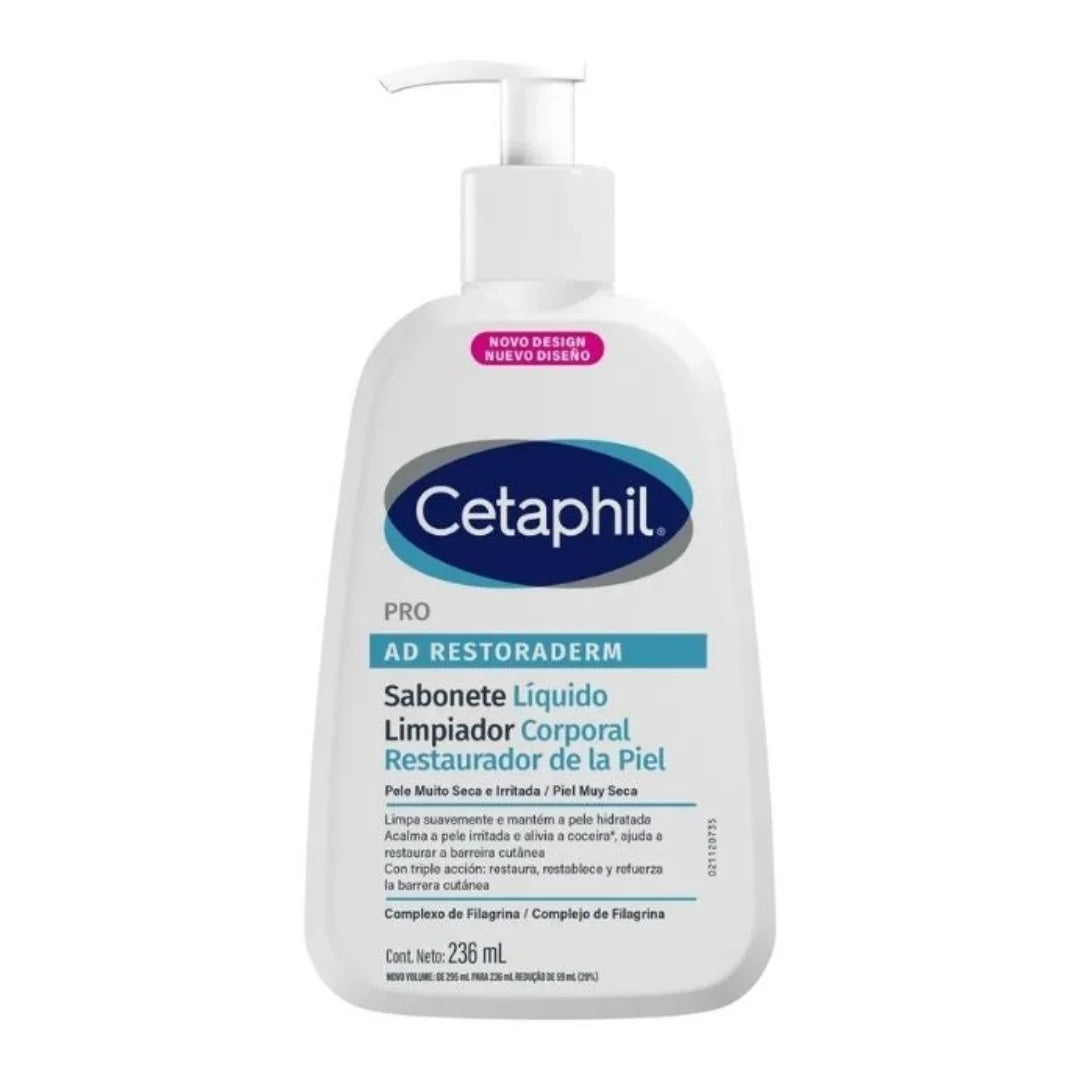 Cetaphil – PRO AD Restoraderm Limpiador Corporal – 236 ml.