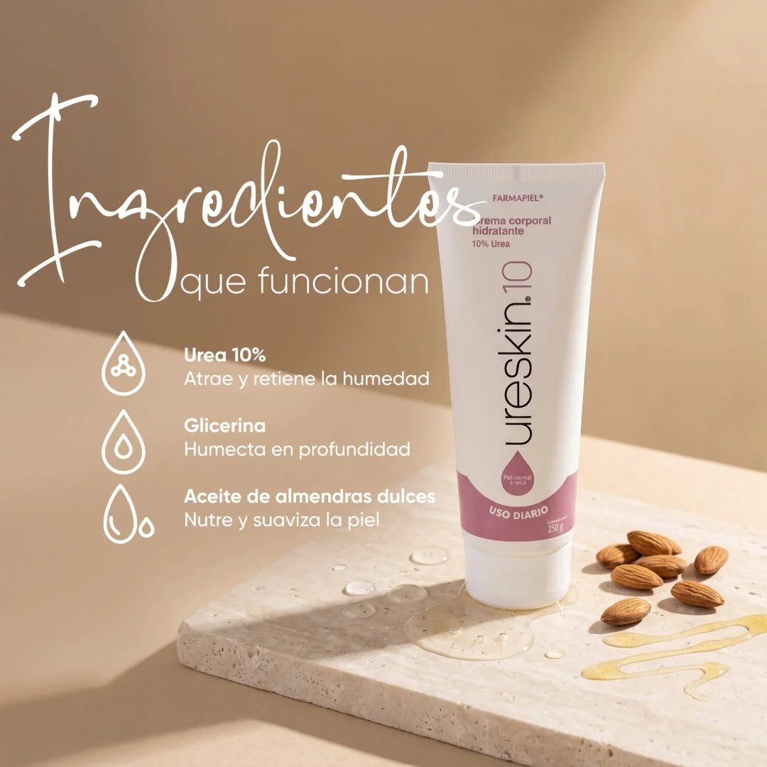 Farmapiel – Ureskin 10 Crema Corporal Hidratante Urea 10% - 250 g.