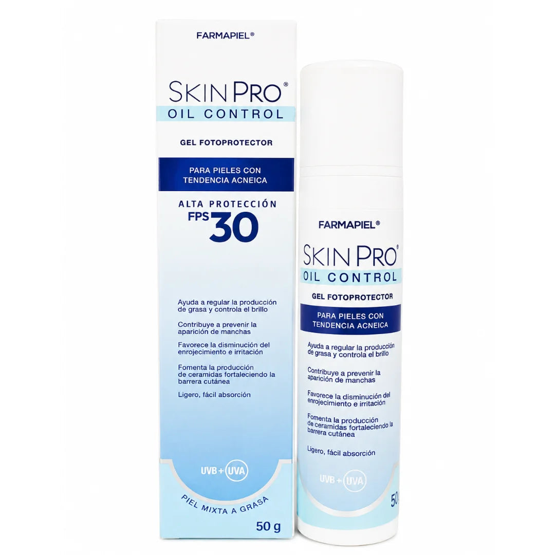 Farmapiel – Skin Pro Oil Control Gel Fotoprotector FPS30 - 50 g.