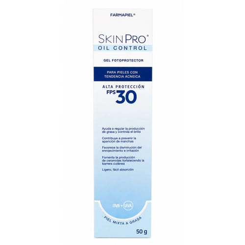 Farmapiel – Skin Pro Oil Control Gel Fotoprotector FPS30 - 50 g.