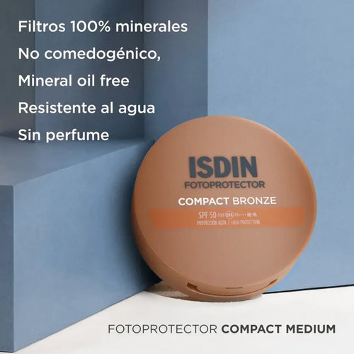 Isdin - Fotoprotector Compact Color Bronze SPF 50+ - 10 g.