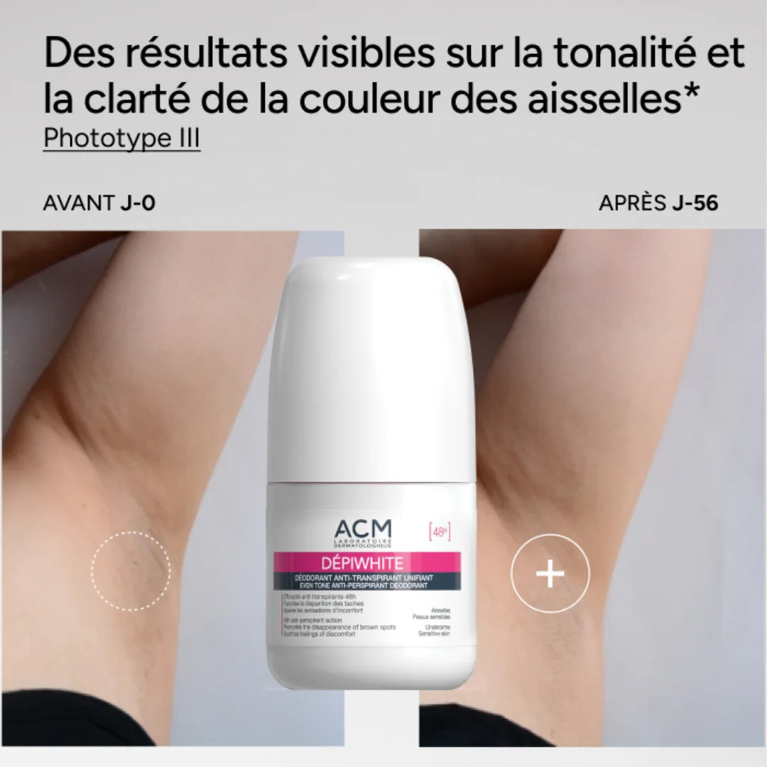 ACM – Dépiwhite Desodorante Antitranspirante Despigmentante – 50 ml.