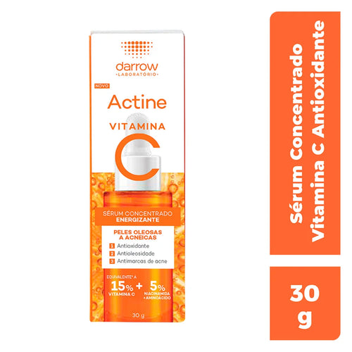 Darrow – Actine Vitamina C Sérum Concentrado Energizante – 30 g.