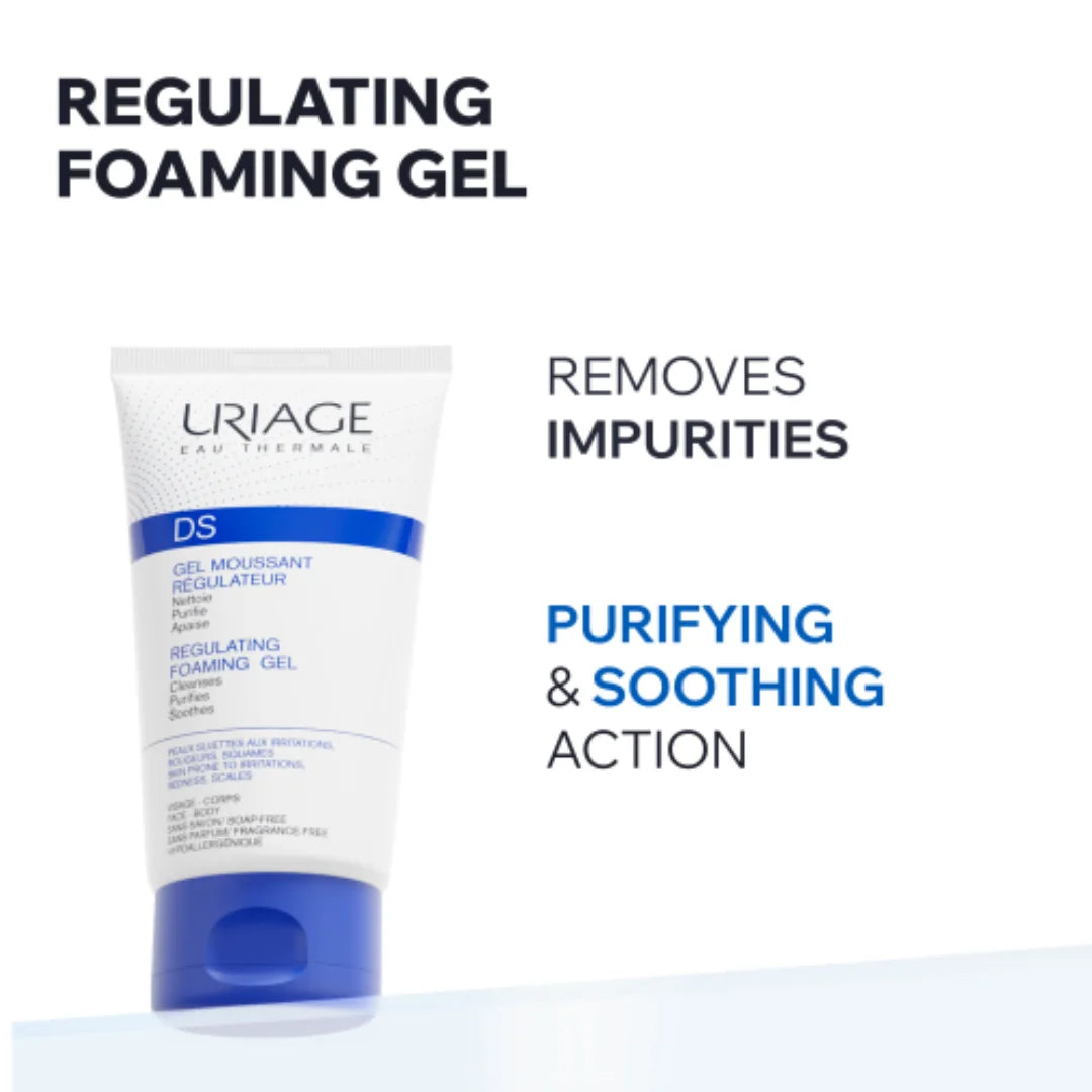 Uriage – DS Gel Moussant Regulador – 150 ml.