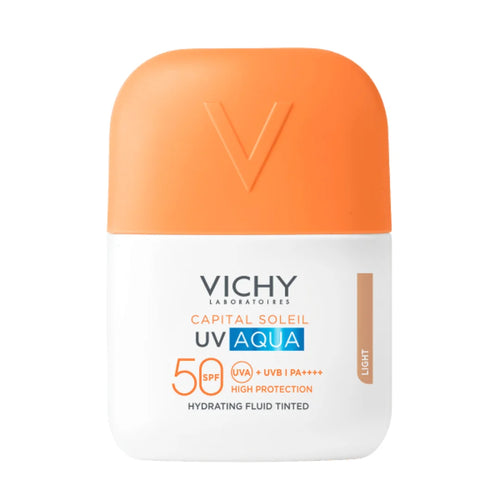 Vichy – Capital Solei UV AQUA Fluido Hidratante Tono Claro SPF50 – 50 ml.