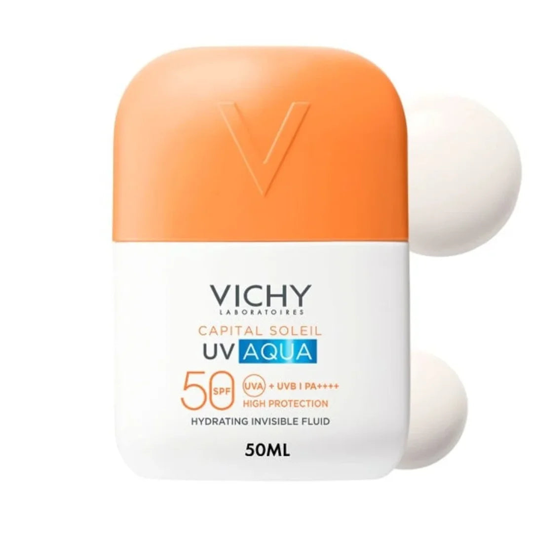 Vichy – Capital Solei UV AQUA Fluido Hidratante Invisible SPF50 – 50 ml.