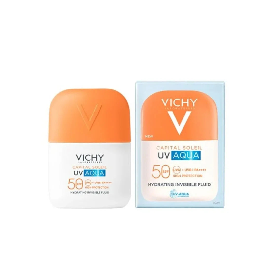 Vichy – Capital Solei UV AQUA Fluido Hidratante Invisible SPF50 – 50 ml.