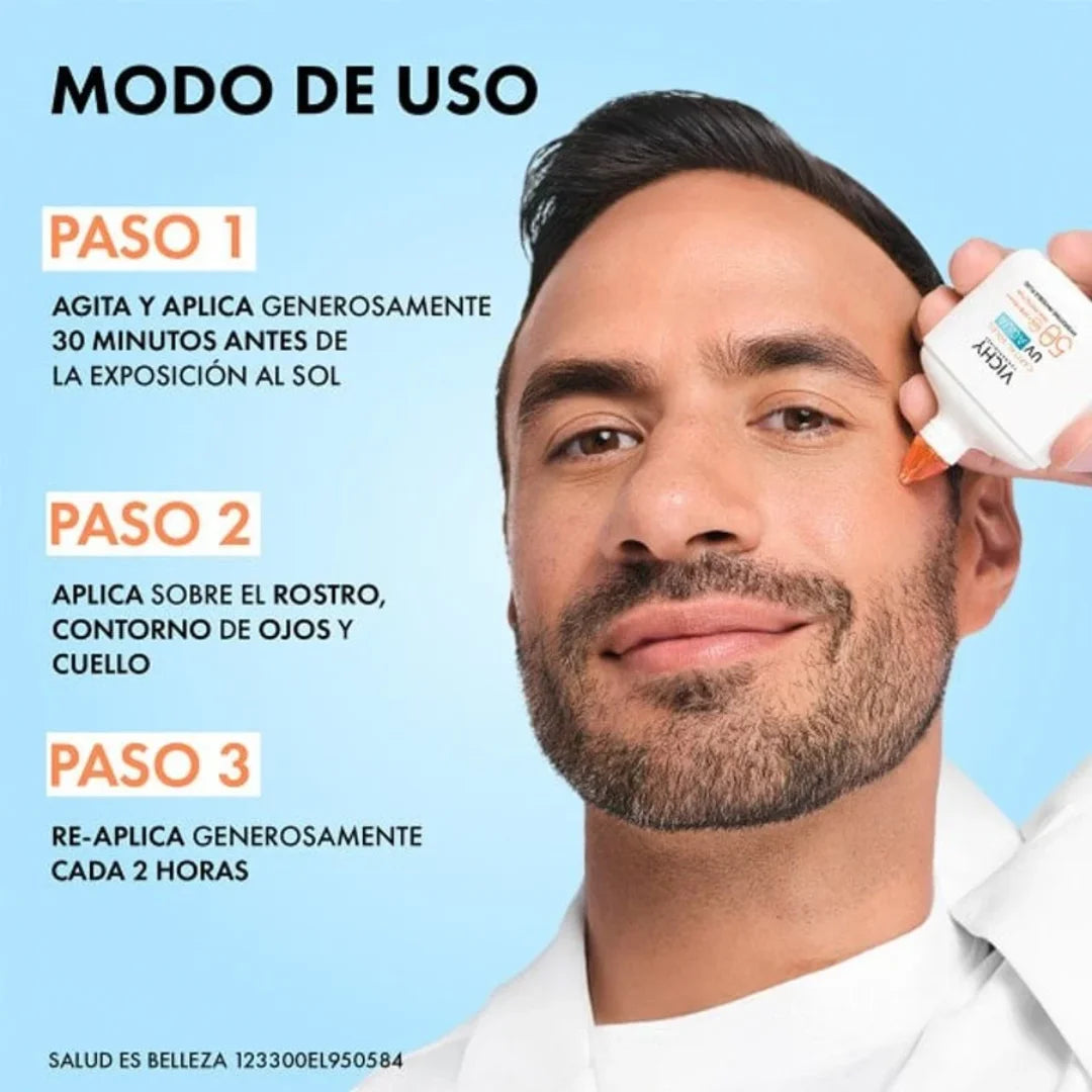Vichy – Capital Solei UV AQUA Fluido Hidratante Invisible SPF50 – 50 ml.