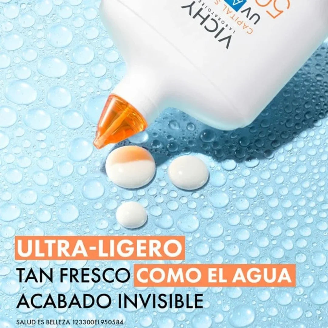 Vichy – Capital Solei UV AQUA Fluido Hidratante Invisible SPF50 – 50 ml.