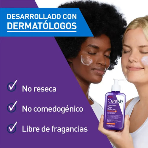 CeraVe – Limpiador Tono Uniforme Vitamina C – 236 ml.