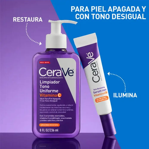 CeraVe – Limpiador Tono Uniforme Vitamina C – 236 ml.