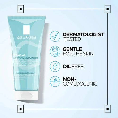 La Roche Posay – Effaclar Supramolecular Gel Limpiador – 200 ml.