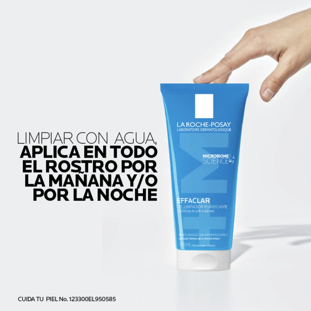 La Roche Posay – Effaclar Gel Limpiador Purificante +M – 100 ml.